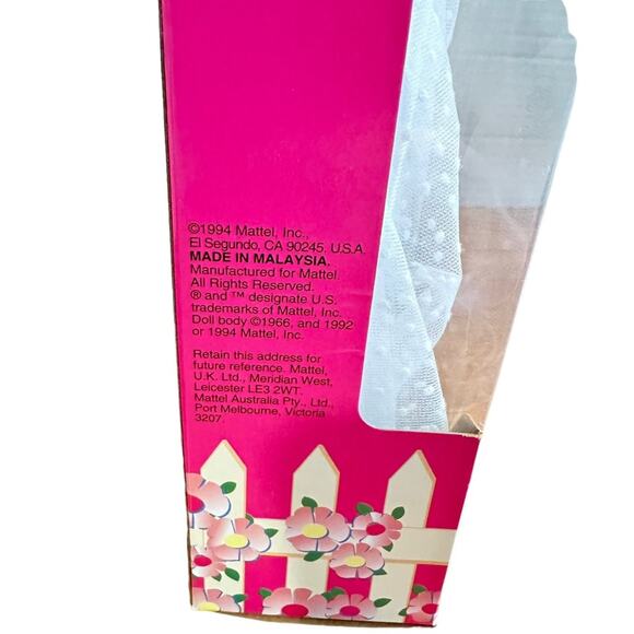 Vintage 1994 Barbie Country Bride Brunette Walmart Special Edition NRFB - Picture 4 of 9